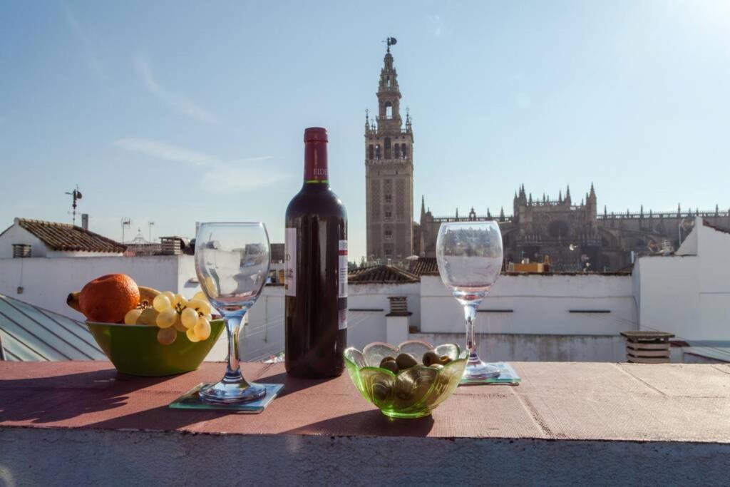 Ubicacion Top Junto Catedral A Acond Y Wifi Sevilla Bagian luar foto