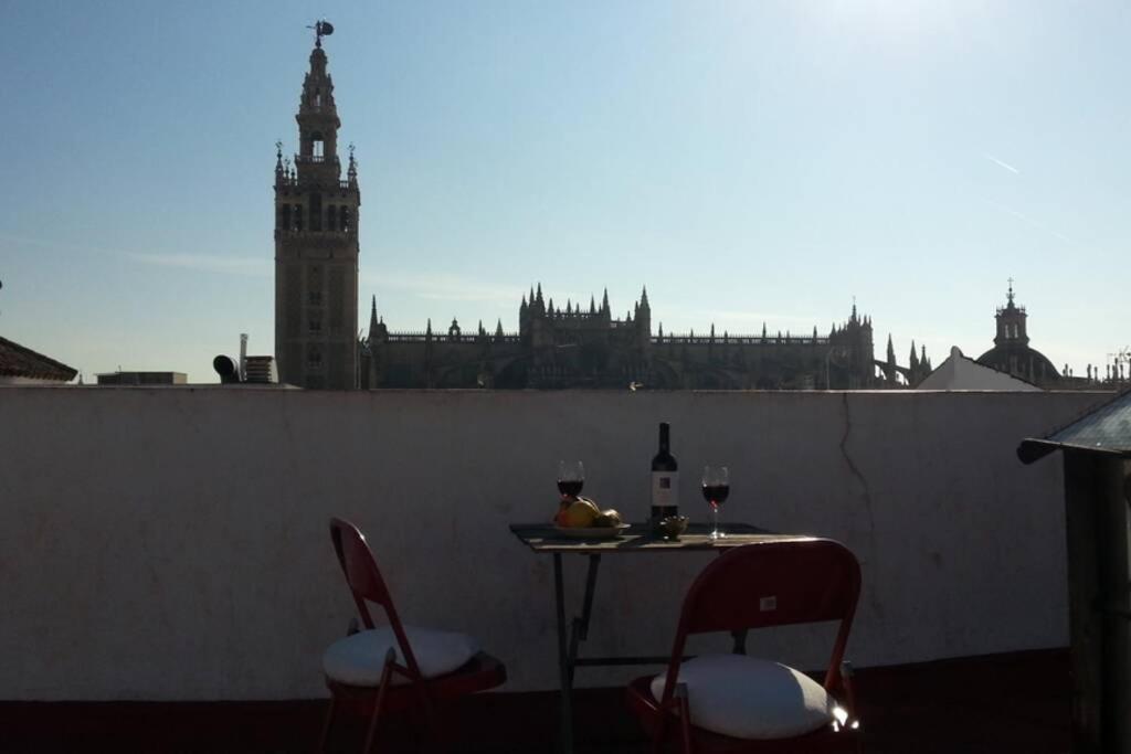 Ubicacion Top Junto Catedral A Acond Y Wifi Sevilla Bagian luar foto