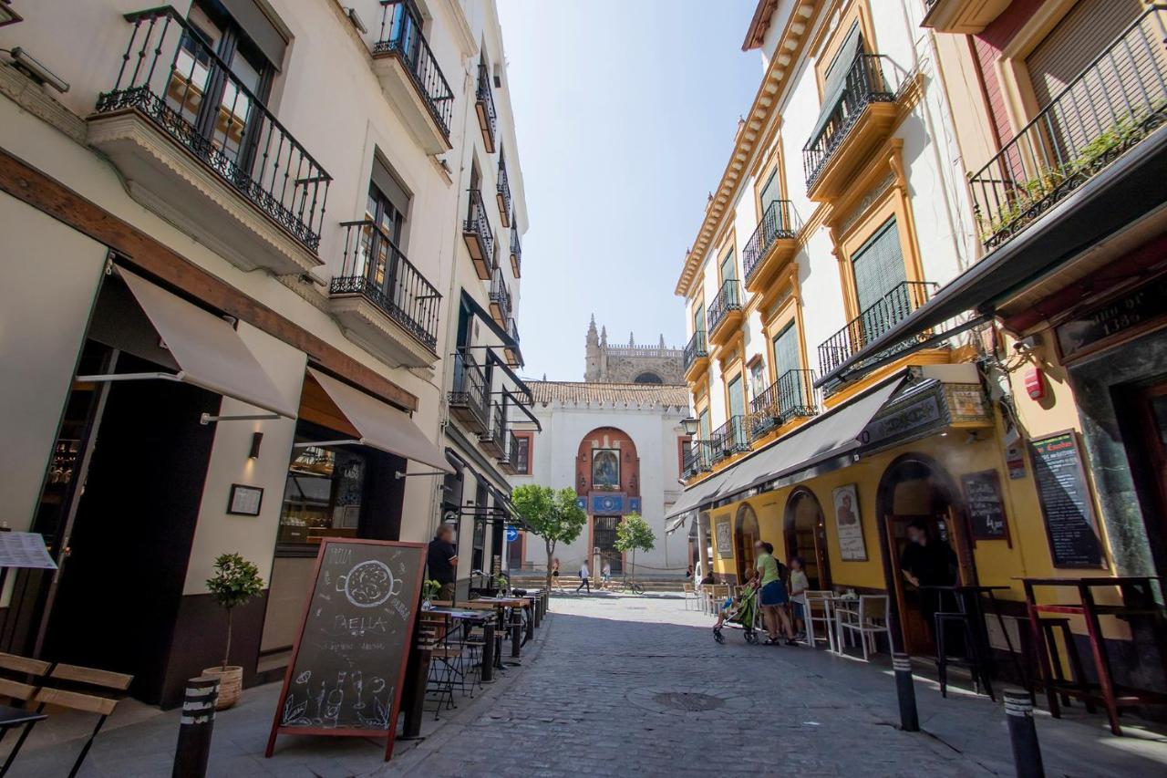Ubicacion Top Junto Catedral A Acond Y Wifi Sevilla Bagian luar foto